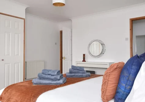 Bedroom #1 at Wildwood, Bude