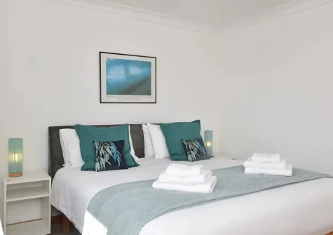 Bedroom #2 at Wildwood, Bude