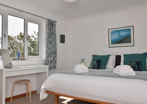Bedroom #2 at Wildwood, Bude