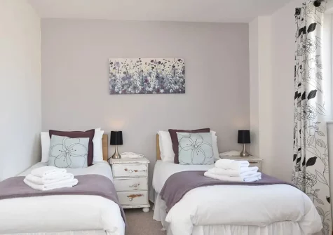 Bedroom #3 at Wildwood, Bude