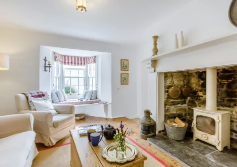 The living room at Williams Cottage, Buck's Mills