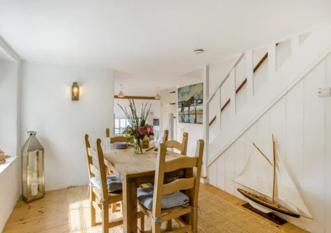 The dining room at Williams Cottage, Buck's Mills