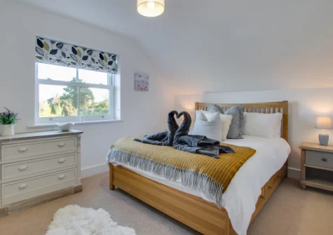 Bedroom #1 at Willow Cottage, St Merryn