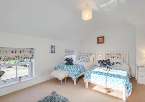 Bedroom #2 at Willow Cottage, St Merryn