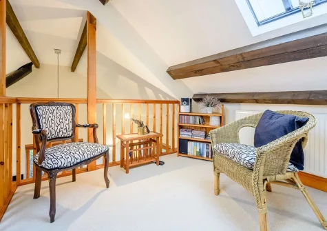 The snug at Windbury Barn, Hartland