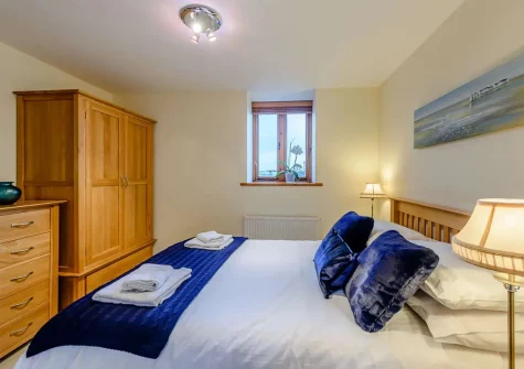 Bedroom #1 at Windbury Barn, Hartland
