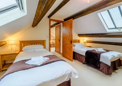Bedroom #2 at Windbury Barn, Hartland