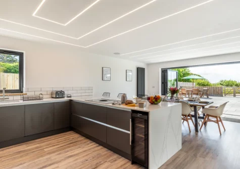 The kitchen at Windmill View, Trevone