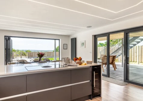 The kitchen at Windmill View, Trevone