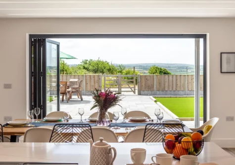 The kitchen & dining area at Windmill View, Trevone