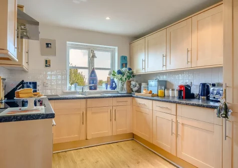 The kitchen at Windward Cottage, Hillhead