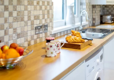 The kitchen at Windwhistle Lodge, South Molton