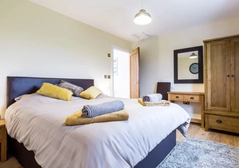 Bedroom #1 at Windwhistle Lodge, South Molton