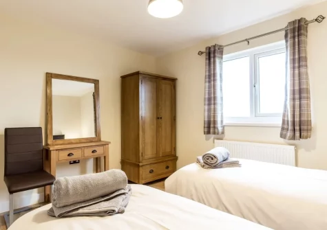 Bedroom #2 at Windwhistle Lodge, South Molton