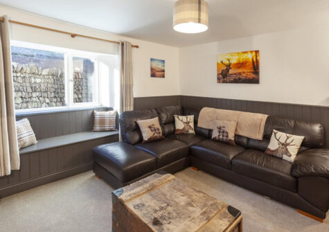 The living area at Wingate Farm, Countisbury