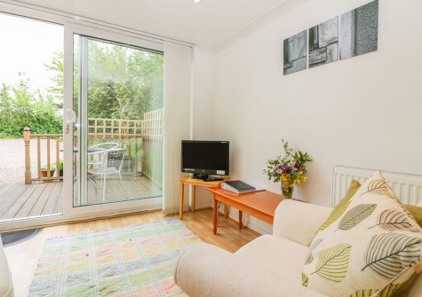 The living area at Wisteria Cottage, Exmouth