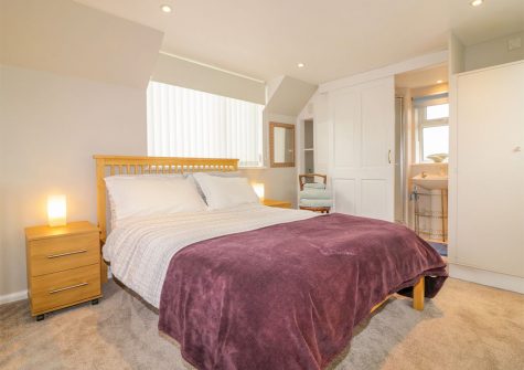 The bedroom at Wisteria Cottage, Exmouth