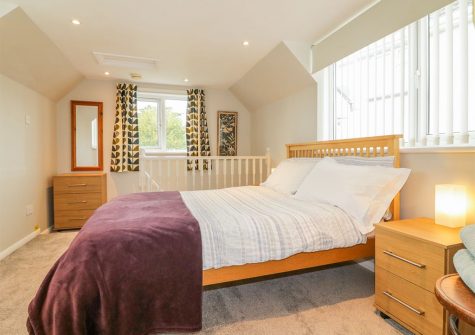 The bedroom at Wisteria Cottage, Exmouth