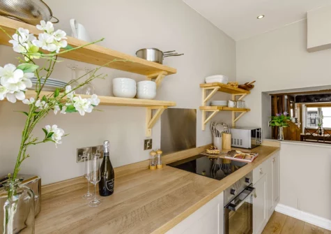 The kitchen at Wisteria Cottage, Topsham