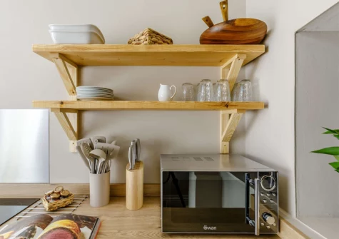 The kitchen at Wisteria Cottage, Topsham
