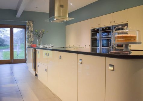 The kitchen at Wisteria House, Higher Poulston, Halwell