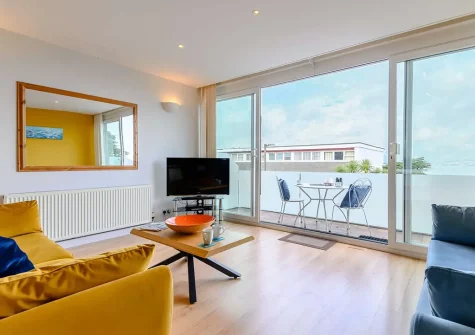 The living area at Wiston Cap, Brixham