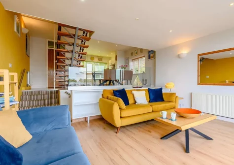 The living area at Wiston Cap, Brixham