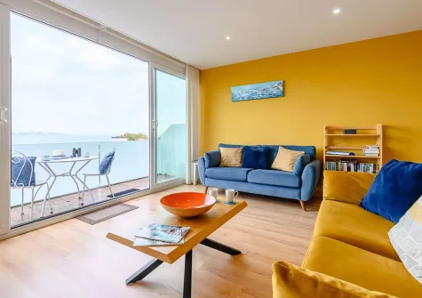 The living area at Wiston Cap, Brixham