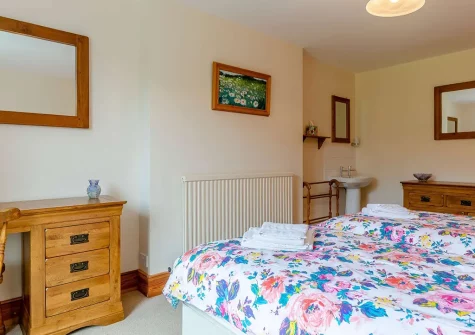 Bedroom #3 at Withymore Cottage, Malborough
