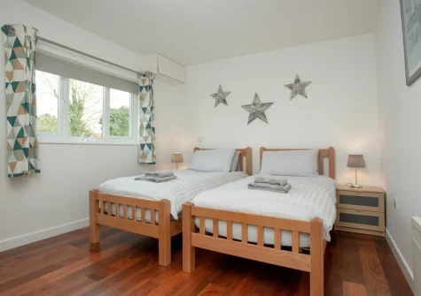 Bedroom #2 at Wonkey Donkey Cottage at Stoneleigh Holiday Village, Weston