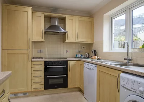 The kitchen at Woodland Cottage, Bampton