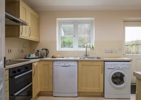 The kitchen at Woodland Cottage, Bampton
