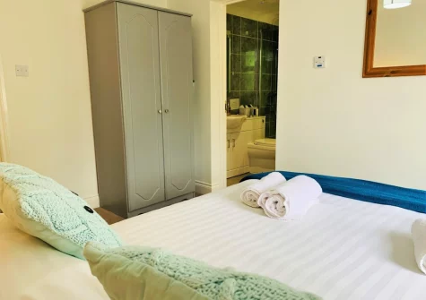 Bedroom #1 at Woodlands Cottage, Two Waters Foot