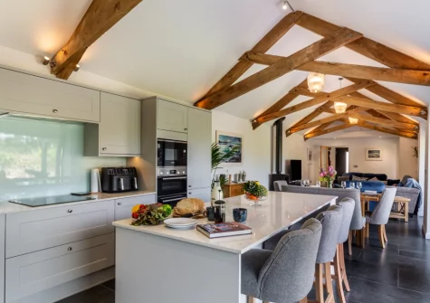 The kitchen at Woodside Barn, Hartland