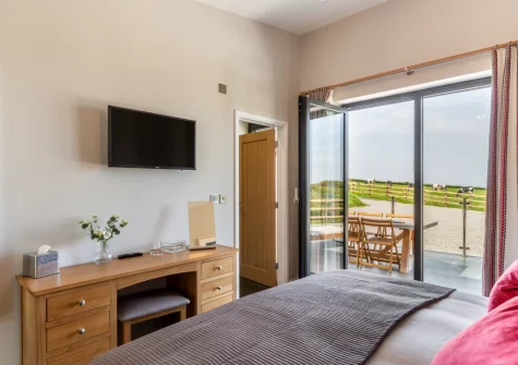 Bedroom #1 at Woodside Barn, Hartland