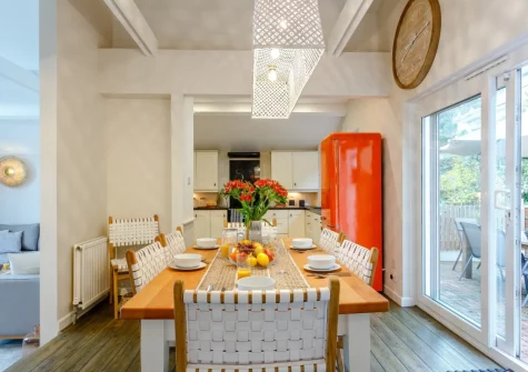 The dining area at Woodside, Westward Ho!