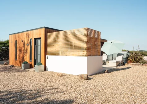 Woolacombe Retreat is a perfect couple's getaway set in an exclusive gated development of two detached luxury retreats