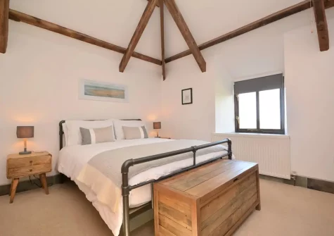 Bedroom #2 at Woolstone Grenvilles Granary, Box's Shop