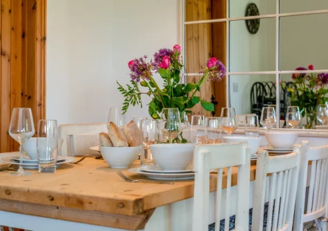 The dining area at Woolstone Teagues Trail, Box's Shop