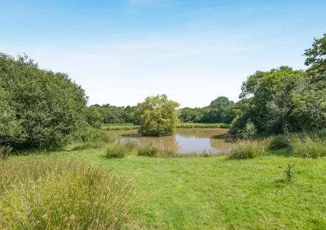 The adjacent woodland & coarse fishing lake can be accessed directly from the garden