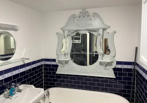 The bathroom at Wren Cottage, St Ives