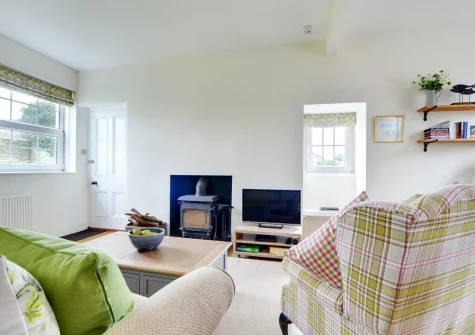 The living area at Wykeham, Mortehoe