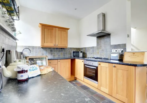 The kitchen at Wykeham, Mortehoe