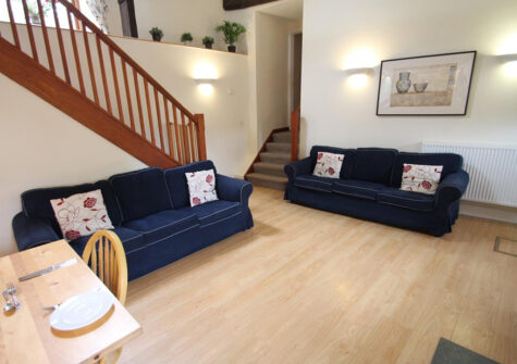 The living area at Yenworthy Mill, Oare