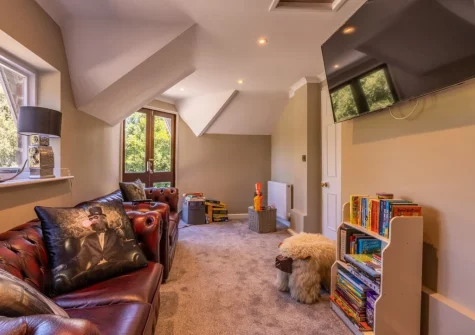 The cozy snug at Yeoldon House, Bideford