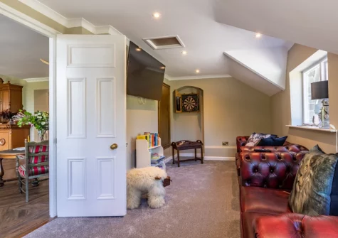 The cozy snug at Yeoldon House, Bideford