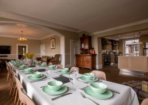 The dining area at Yeoldon House, Bideford