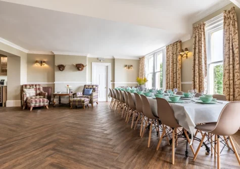 The dining area at Yeoldon House, Bideford