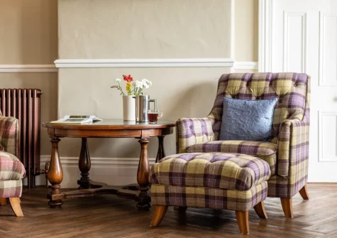 The sitting area at Yeoldon House, Bideford