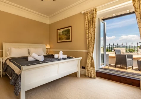 Bedroom #2 at Yeoldon House, Bideford